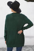 Pocket Knitted Solid Color Cardigan
